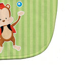 Monkey Juggler Baby Bib Easy-Clean Baby Bib Baby Feeding Accessory Baby Mealtime Essential, 10 x 13, Multicolor