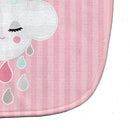 Rain Cloud Baby Bib Easy-Clean Baby Bib Baby Feeding Accessory Baby Mealtime Essential, 10 x 13, Multicolor