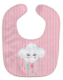 Rain Cloud Baby Bib Easy-Clean Baby Bib Baby Feeding Accessory Baby Mealtime Essential, 10 x 13, Multicolor