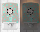 Lion Doll Ceramic Night Light Compact, UL-Certified, Ideal for Bedroom, Bathroom, Nursery, Hallway, Kitchen, 6x4x3, Multicolor