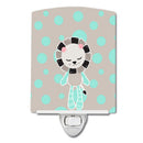 Lion Doll Ceramic Night Light Compact, UL-Certified, Ideal for Bedroom, Bathroom, Nursery, Hallway, Kitchen, 6x4x3, Multicolor