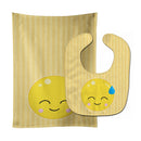 Sweating Face Baby Bib & Burp Cloth Easy-Clean Baby Bib Baby Feeding Accessory Baby Mealtime Essential