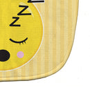 Sleeping Face Baby Bib Easy-Clean Baby Bib Baby Feeding Accessory Baby Mealtime Essential, 10 x 13, Multicolor