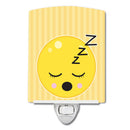 Sleeping Face Ceramic Night Light Compact, UL-Certified, Ideal for Bedroom, Bathroom, Nursery, Hallway, Kitchen, 6x4x3, Multicolor