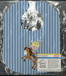 Blonde Boy Knight on Horse Baby Bib BB8746BIB