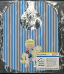 Blonde Boy Prince on Horse Baby Bib BB8749BIB