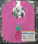 Pineapple Baby Bib Easy-Clean Baby Bib Baby Feeding Accessory Baby Mealtime Essential, 10 x 13, Multicolor