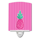 Pineapple Ceramic Night Light Compact, UL-Certified, Ideal for Bedroom, Bathroom, Nursery, Hallway, Kitchen, 6x4x3, Multicolor