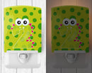 Monster Month 2 Ceramic Night Light Compact, UL-Certified, Ideal for Bedroom, Bathroom, Nursery, Hallway, Kitchen, 6x4x3, Multicolor