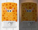 Monster Month 4 Ceramic Night Light Compact, UL-Certified, Ideal for Bedroom, Bathroom, Nursery, Hallway, Kitchen, 6x4x3, Multicolor