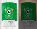 Monster Month 8 Ceramic Night Light Compact, UL-Certified, Ideal for Bedroom, Bathroom, Nursery, Hallway, Kitchen, 6x4x3, Multicolor