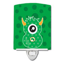 Monster Month 8 Ceramic Night Light Compact, UL-Certified, Ideal for Bedroom, Bathroom, Nursery, Hallway, Kitchen, 6x4x3, Multicolor