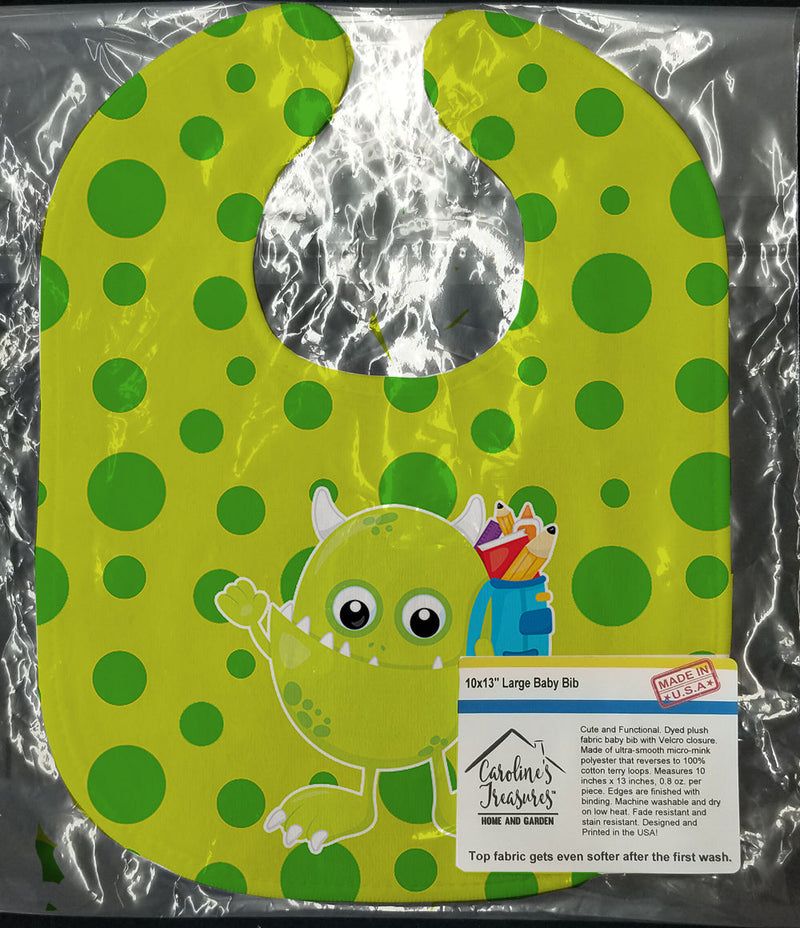 Monster Green Baby Bib BB8863BIB