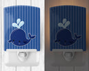 Nautical Whale Blue