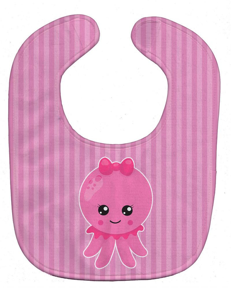 Nautical Pink Octopus Baby Bib BB8905BIB