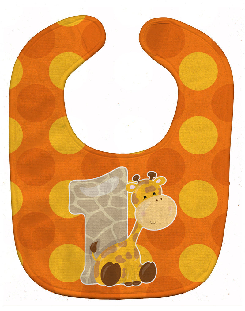 Zoo Month 1 Giraffe Baby Bib BB9008BIB