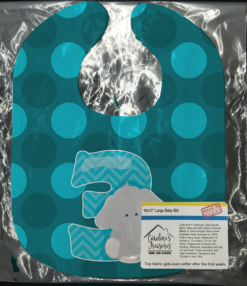 Zoo Month 3 Elephant Baby Bib BB9010BIB