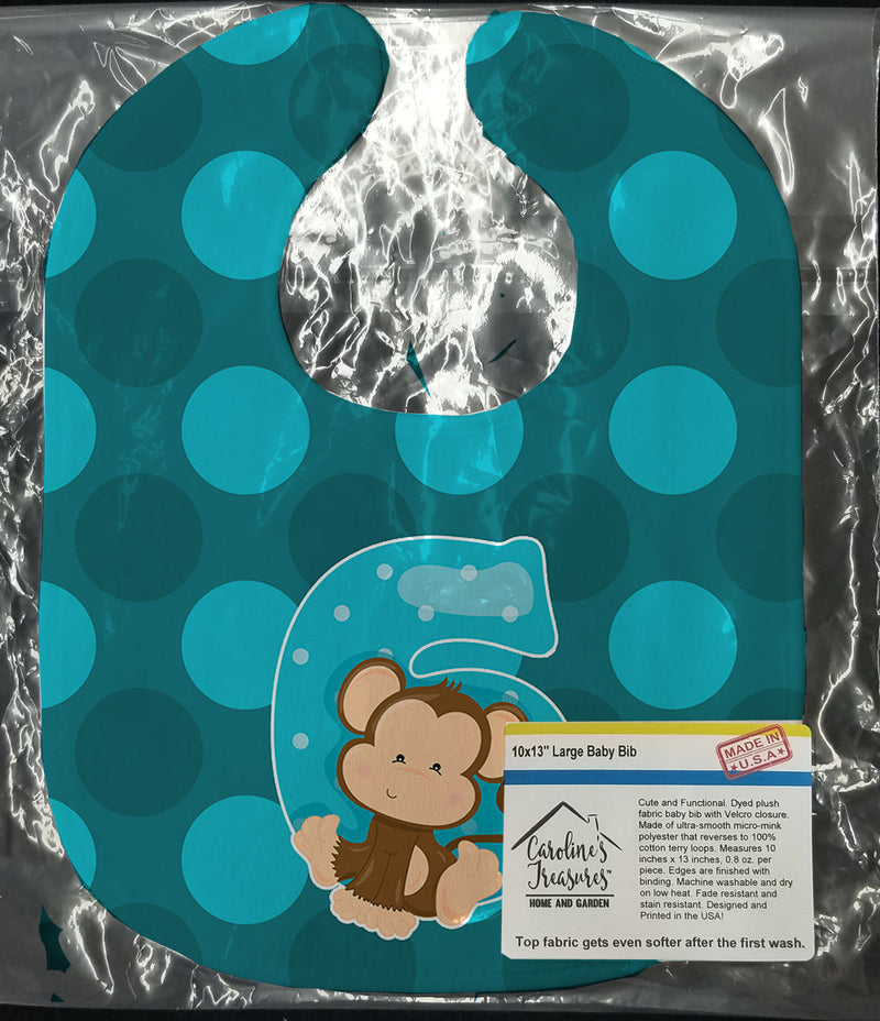 Zoo Month 6 Monkey Baby Bib BB9013BIB