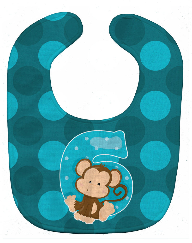 Zoo Month 6 Monkey Baby Bib BB9013BIB