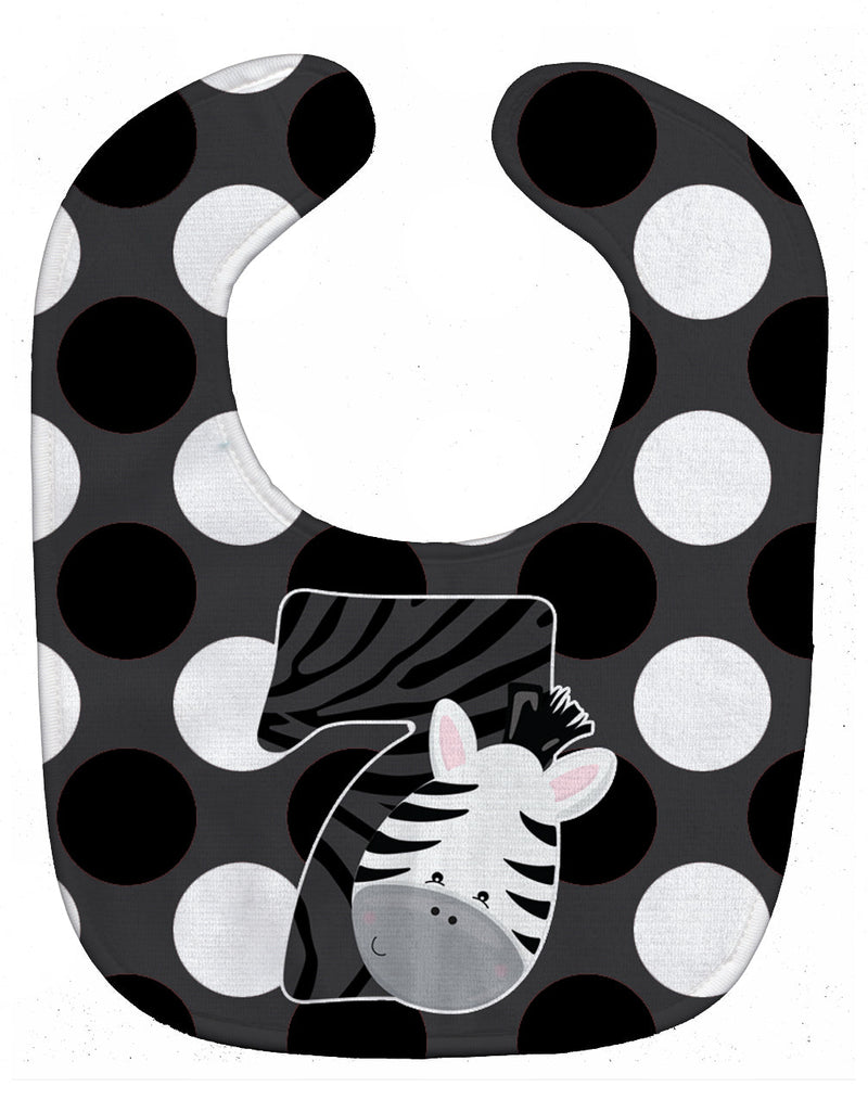 Zoo Month 7 Zebra Baby Bib BB9014BIB