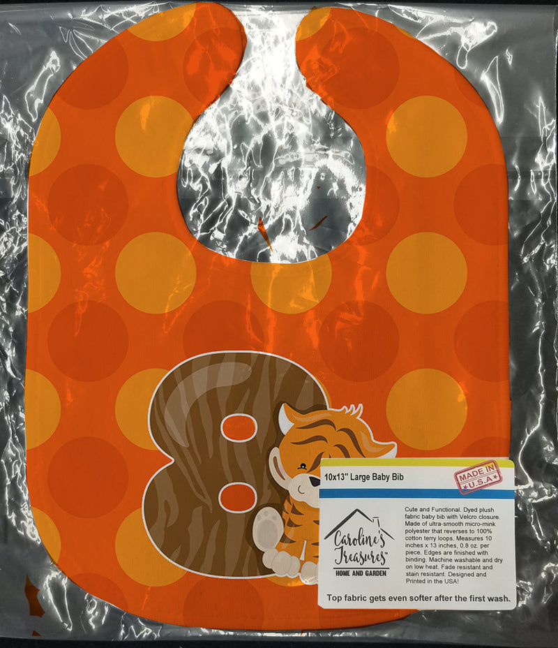 Zoo Month 8 Tiger Baby Bib BB9015BIB