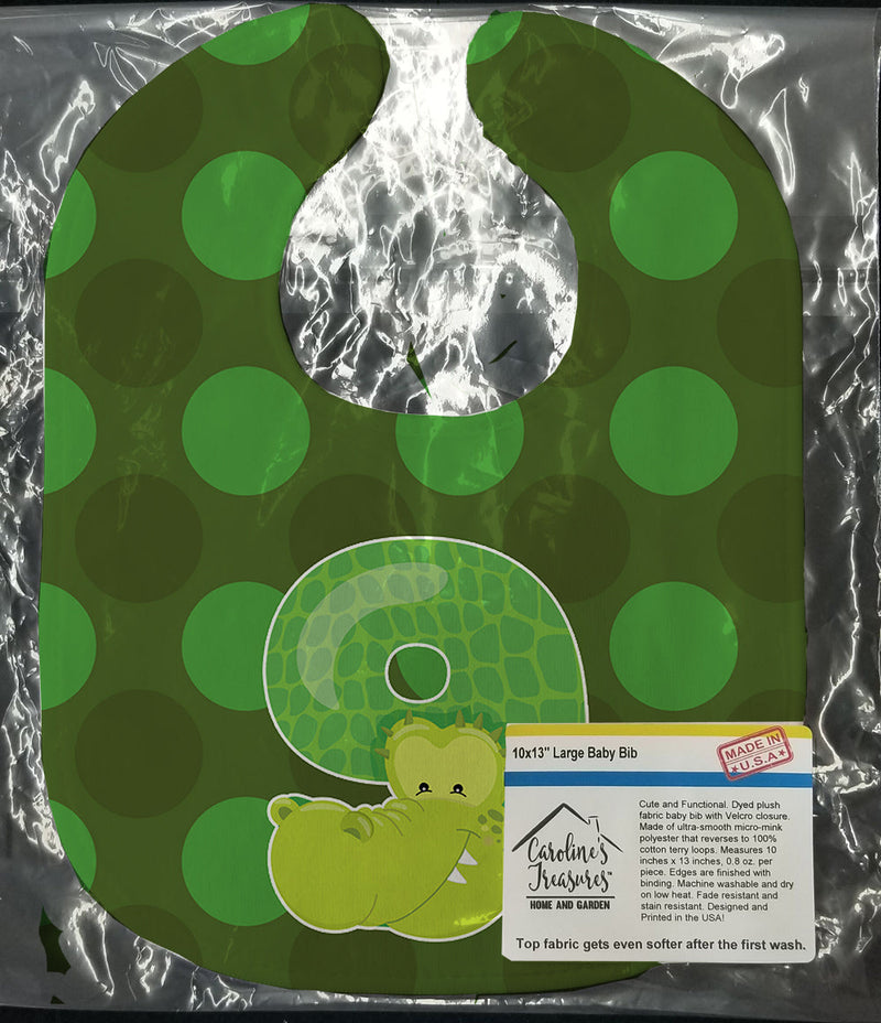 Zoo Month 9 Aligator Baby Bib BB9016BIB