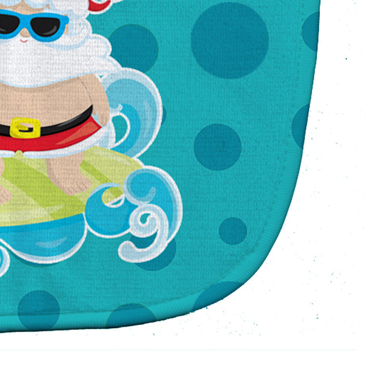 Beach Santa Claus Surfer Baby Bib BB9066BIB