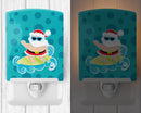 Beach Santa Claus Surfer