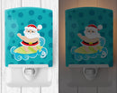Beach Santa Claus Surfer