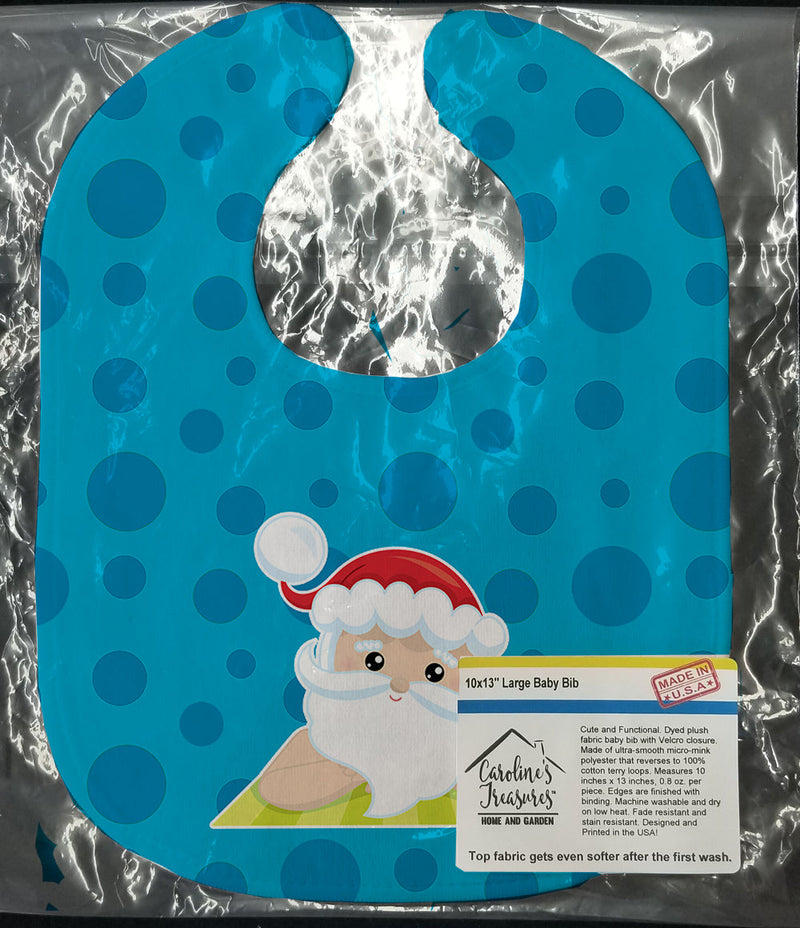 Beach Santa Claus Baby Bib BB9075BIB