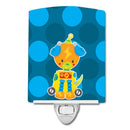 Robot Dog Ceramic Night Light Compact, UL-Certified, Ideal for Bedroom, Bathroom, Nursery, Hallway, Kitchen, 6x4x3, Multicolor