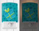 Birthday Present Ceramic Night Light Compact, UL-Certified, Ideal for Bedroom, Bathroom, Nursery, Hallway, Kitchen, 6x4x3, Multicolor