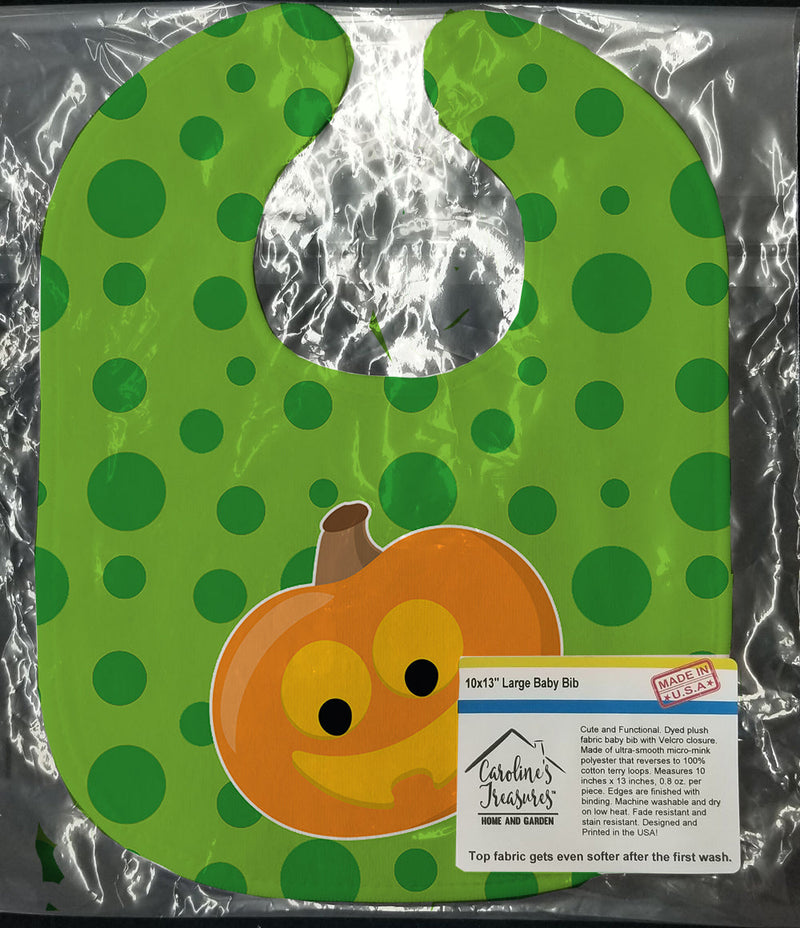 Halloween JackOLantern Baby Bib BB9109BIB