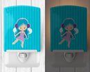 Blue Haired Fairy Ceramic Night Light BB9147CNL