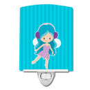 Blue Haired Fairy Ceramic Night Light BB9147CNL