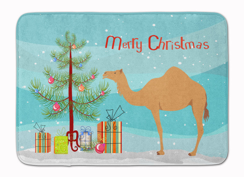 Arabian Camel Dromedary Christmas Machine Washable Memory Foam Mat BB9184RUG