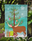 Ankole-Watusu Cow Christmas Garden Flag - Outdoor Decorative Yard Flag BB9190GF