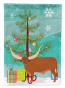 Ankole-Watusu Cow Christmas Garden Flag - Outdoor Decorative Yard Flag BB9190GF