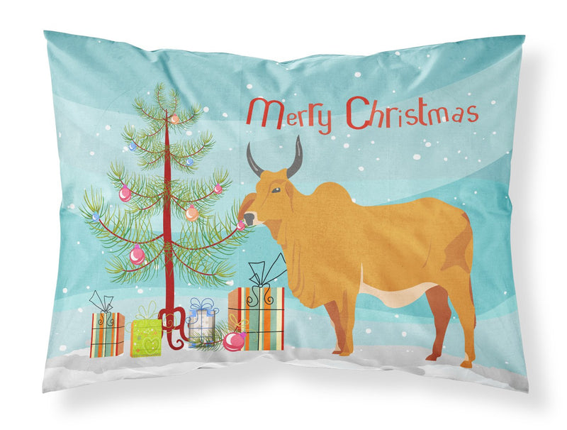 Zebu Indicine Cow Christmas Fabric Standard Pillowcase BB9192PILLOWCASE