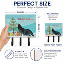 Sumatra Chicken Christmas Leash or Key Holder Wall Hooks, Coat Rack Wall Mount, for Hanging Keys, Towels, Aprons, Leashes