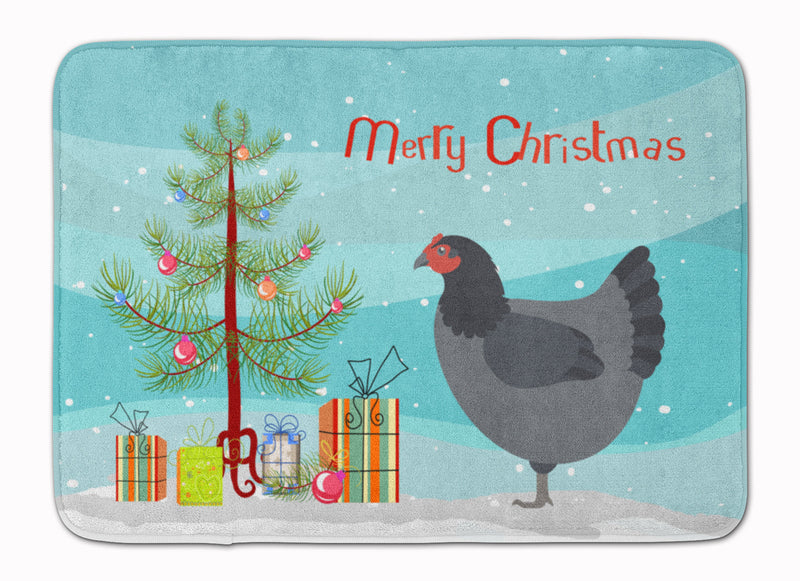 Jersey Giant Chicken Christmas Machine Washable Memory Foam Mat BB9202RUG