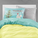 German Langshan Chicken Christmas Standard Pillowcase Lightweight Super Soft Easy Care Decorative Artwork Pillowcase, Standard