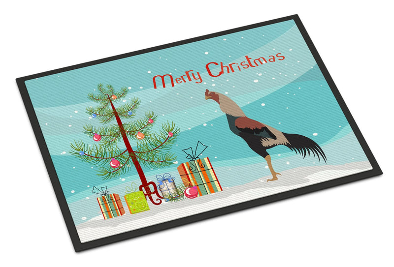 Kulang Chicken Christmas Indoor or Outdoor Mat 24x36 BB9205JMAT