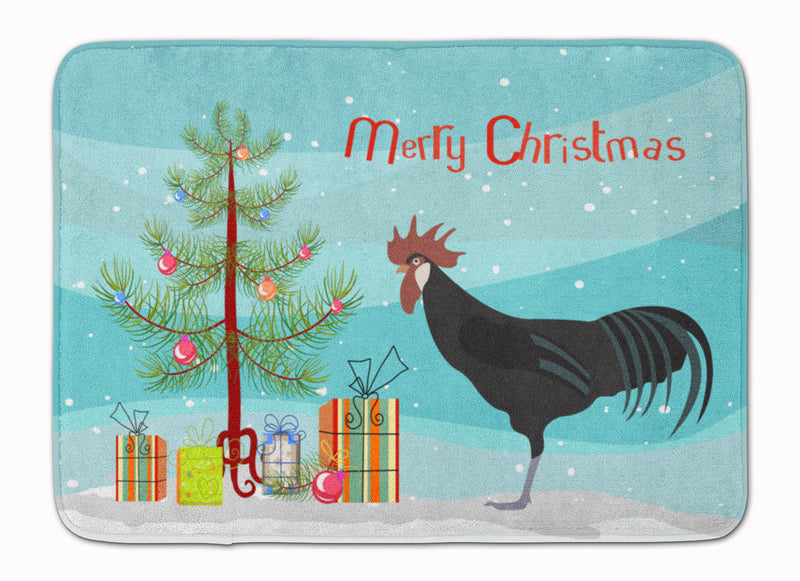 Minorca Ctalalan Chicken Christmas Machine Washable Memory Foam Mat BB9208RUG