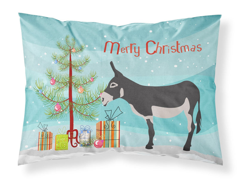 American Mammoth Jack Donkey Christmas Fabric Standard Pillowcase – Artistic Decorative Front, White Back BB9211PILLOWCASE