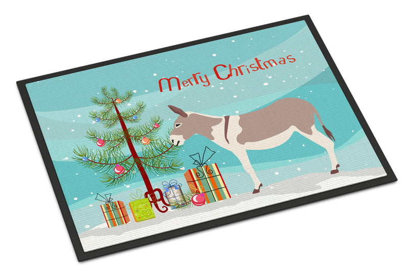 Australian Teamster Donkey Christmas Doormat - 18x27 Decorative Floor Mat – Indoor/Outdoor Rug with Artistic Flair BB9213MAT