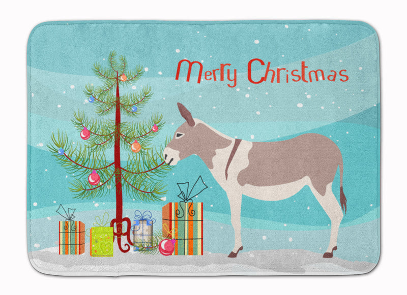 Australian Teamster Donkey Christmas Machine Washable Memory Foam Mat BB9213RUG