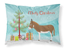 Miniature Mediterranian Donkey Christmas Standard Pillowcase Lightweight Super Soft Easy Care Decorative Artwork Pillowcase, Standard