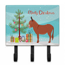 Irish Donkey Christmas Leash or Key Holder Wall Hooks, Coat Rack Wall Mount, for Hanging Keys, Towels, Aprons, Leashes