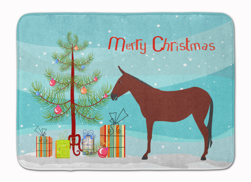 Hinny Horse Donkey Christmas Machine Washable Memory Foam Mat BB9217RUG